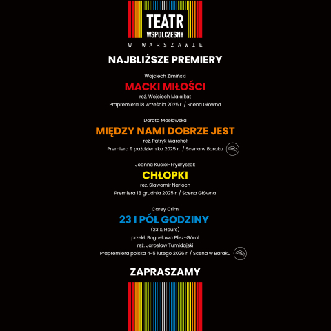  Zapowiedź nowego sezonu teatralnego 2025/2026 